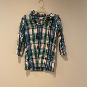 Plaid blouse